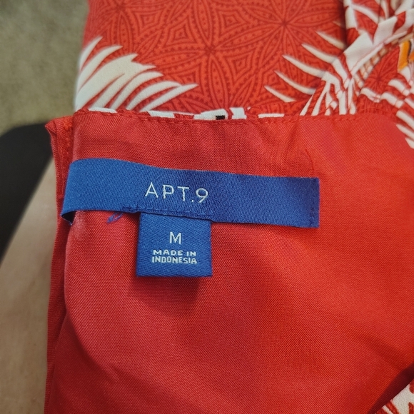 Apt. 9 Red and White High Low Dress - Picture 3 of 3